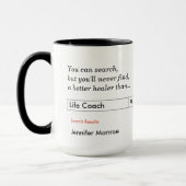 Mug Custom Gift for Life Coach (Gauche)