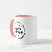 Mug Custom Girls Trip Beach Drinks Sun Palm Tree  (Devant gauche)