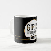 Mug Custom Girls Week-end Girls Trip Vacances (Devant gauche)