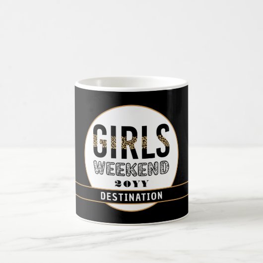 Mug Custom Girls Week-end Girls Trip Vacances (Centre)