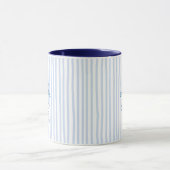 Mug Custom Godmother Blue Stripe Ceramic (Centre)