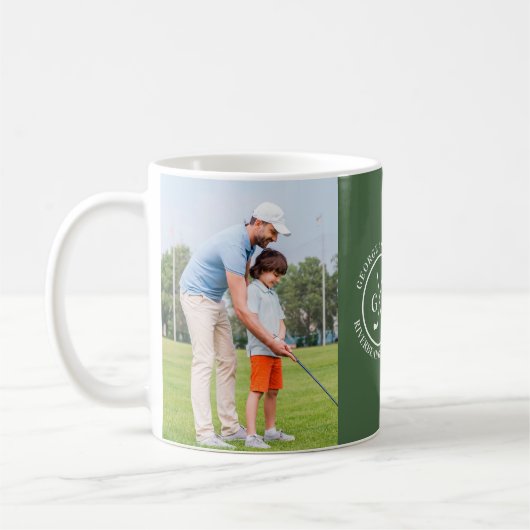 Mug Custom Golf Club Logo Personalized Monogram photo (Gauche)