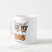 Mug Custom Halloween Maman Hangin' avec mes bottes (Devant gauche)