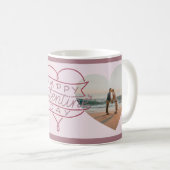 Mug Custom Happy Valentine's Hearts Day Multi Photo (Devant droit)