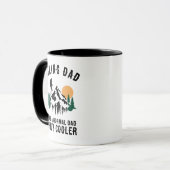 Mug Custom Hiking Dad Like A Normal Dad Only Cooler (Devant gauche)
