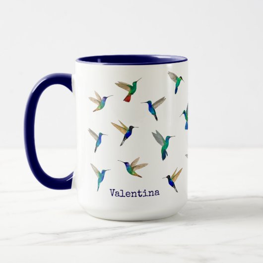 Mug Custom Hummingbirds (Gauche)