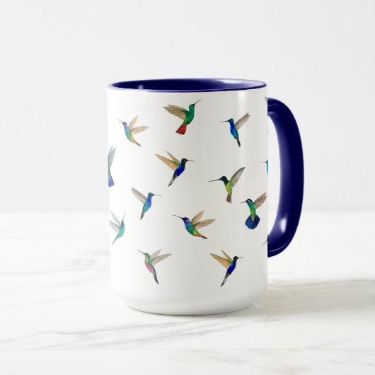 Mug Custom Hummingbirds (Devant droit)