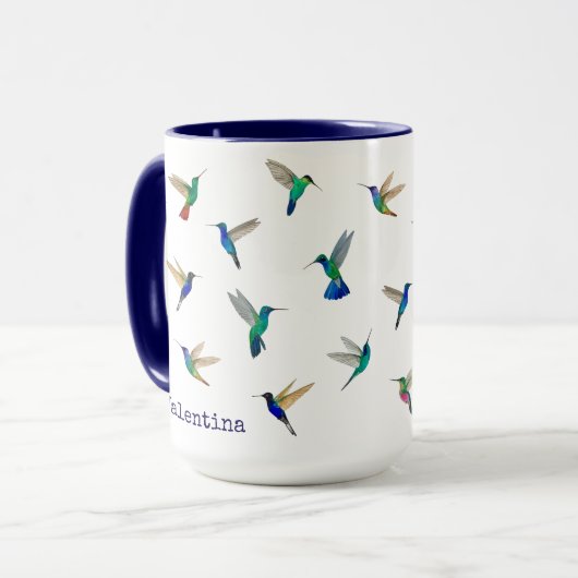 Mug Custom Hummingbirds (Devant gauche)