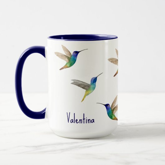Mug Custom Hummingbirds (Gauche)