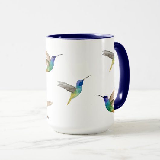 Mug Custom Hummingbirds (Devant droit)