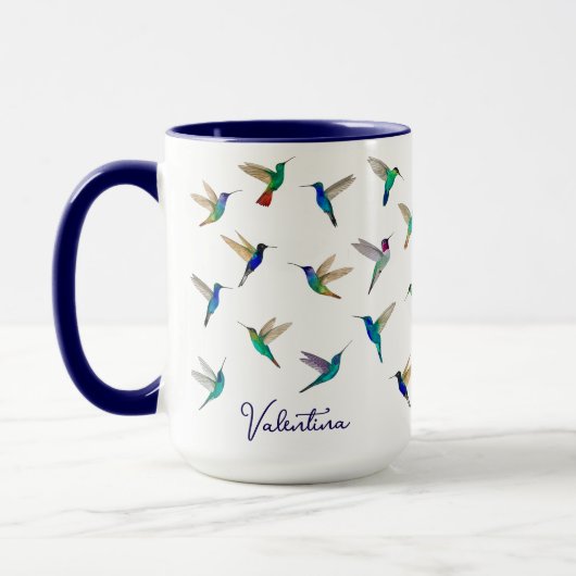 Mug Custom Hummingbirds (Gauche)
