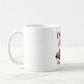 Mug Custom I Love Paris at Night Skyline Fireworks (Gauche)