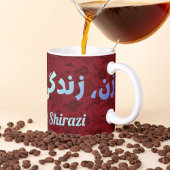 Mug Custom Iran Cadeaux femmes vie liberté en farsi