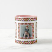 Mug Custom Jolly Automne Automne Motif de Noël Photo (Centre)