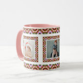 Mug Custom Jolly Automne Automne Motif de Noël Photo (Devant gauche)
