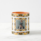 Mug Custom Jolly Automne Motif Photo Tea Photo (Centre)