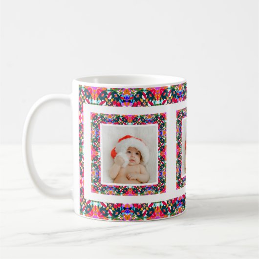 Mug Custom Jolly Noël Motif Photo Tea (Gauche)