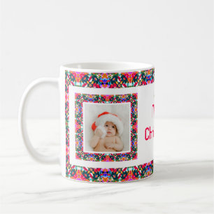 Mug Custom Jolly Noël Motif Photo Tea