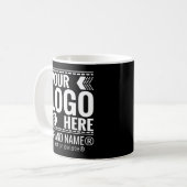 Mug Custom Logo, Business or Brand Logo Personalized (Devant gauche)