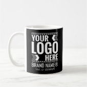 Mug Custom Logo, Business or Brand Logo Personalized (Gauche)