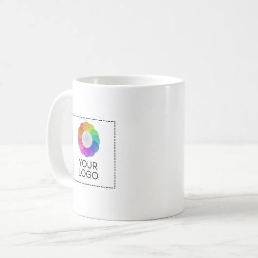 Mug Custom Logo Mug, Low minimum quantity (Devant gauche)