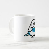 Mug CUSTOM M. Blue le Chubby Budgie (Devant gauche)