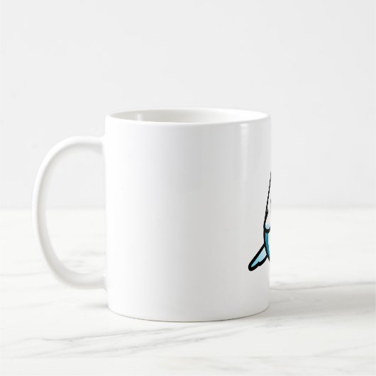 Mug CUSTOM M. Blue le Chubby Budgie (Gauche)