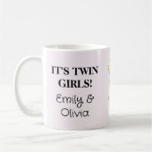 Mug Custom Maman Of Twins Fun Don, Double Le (Gauche)