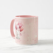 Mug Custom Message Cat Animal Valentines Day (Devant gauche)