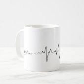 Mug Custom mignonne Saint Valentin thème Chien maltais (Devant gauche)