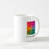 Mug Custom Minimalist Upload Your Photo Image Here (Devant droit)