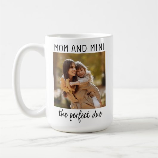 Mug Custom Mom and Mini Mug, cadeau d'anniversaire pou (Gauche)