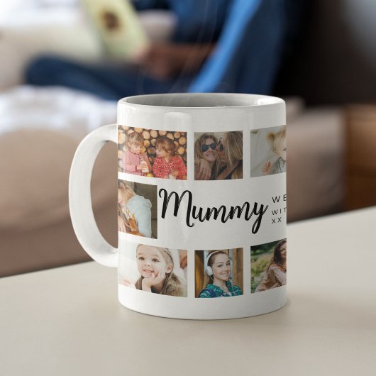 Mug Custom Mummy 18 Photo Collage
