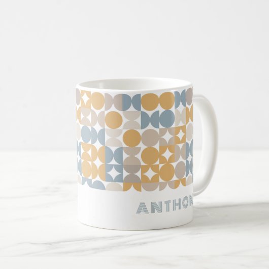 Mug Custom Mustard Taupe (Devant droit)