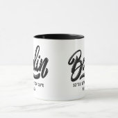 Mug Custom Name Berlin Germany Coordinates (Centre)