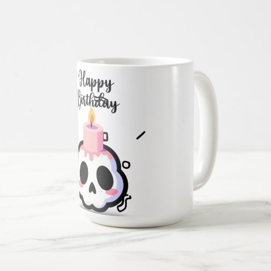 Mug Custom Name Birthday (Devant droit)
