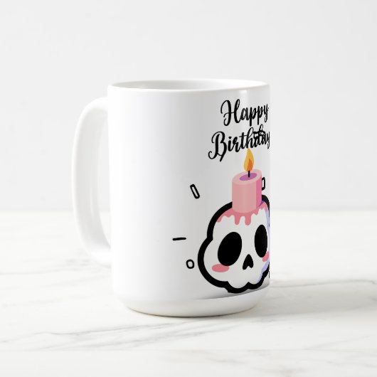 Mug Custom Name Birthday (Devant gauche)