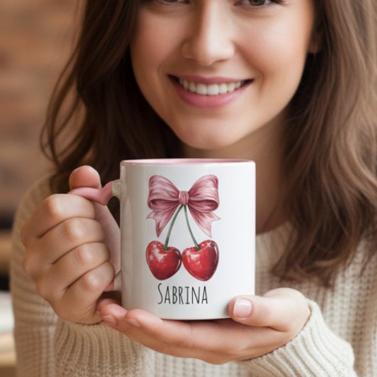 Mug Custom Name Cute Fruit Coffee Cup
