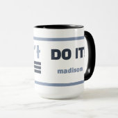 Mug Custom Name "Don't Quit" (Devant droit)