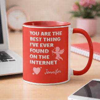 Mug Custom Name | Funny Dating Valentine Day Gift