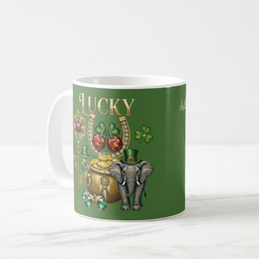 Mug Custom name lucky charms (Devant gauche)