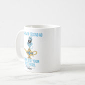 Mug Custom name magic genie lamp (Devant gauche)