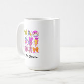 Mug Custom Name Mug, Custom Teacher Mug,Back to school (Devant gauche)