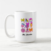 Mug Custom Name Mug, Custom Teacher Mug,Back to school (Gauche)