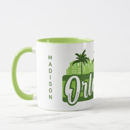Mug Custom Name Orlando Florida (Gauche)