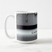 Mug Custom Name With Dripping Liquid Metal (Gauche)