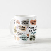 Mug Custom Name You Are So Loved Encouragement Quote (Devant gauche)