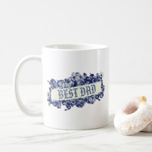 Mug Custom Navy Vintage Fête des pères Aimer Papa