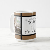 Mug Custom Pet Memorial Photo (Devant gauche)