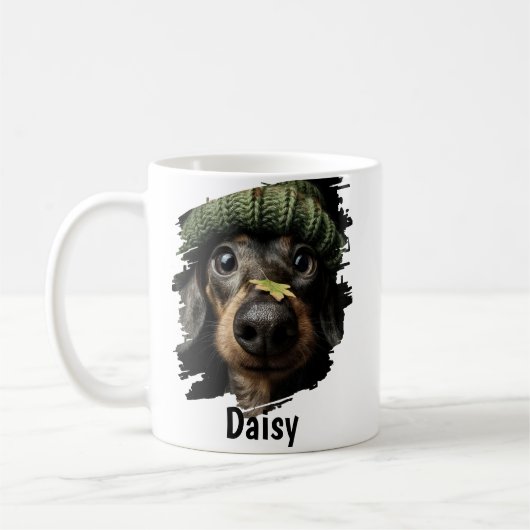 Mug Custom Pet Name Photo Pet Lover Gift (Gauche)